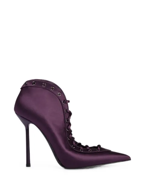 Le Silla Colette lace-up ankle boots Purple 4149G100BXPPSMA