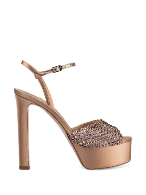 Le Silla Gilda crystal-embellished platform sandals Neutrals 9315F100RBPPSAS