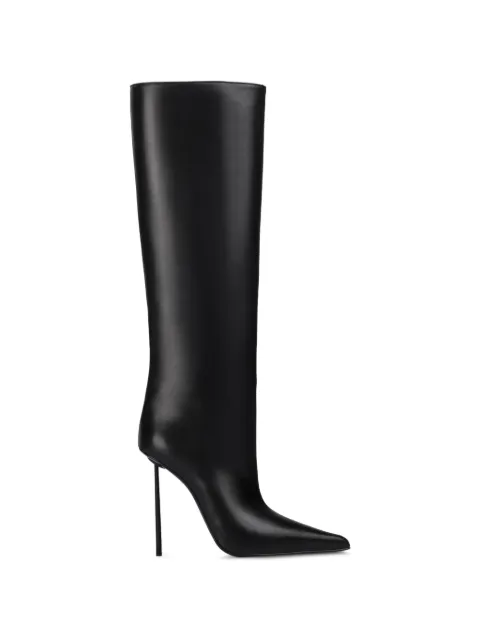 Le Silla Amelia leather boots Black 4236C100BXPPGLM