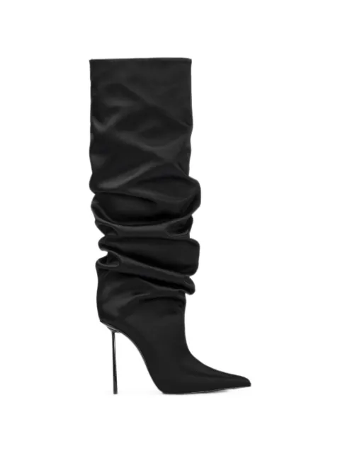Le Silla Amelia pointed-toe boots Black 4196E100BXPPSME