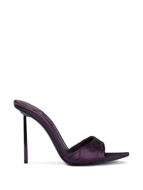 Le Silla Bella satin sandals Purple 6622C100BXPPSFM
