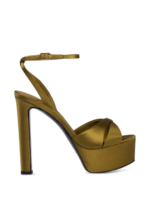 Le Silla Odette platform sandals Green 9395G100RCPPSAT