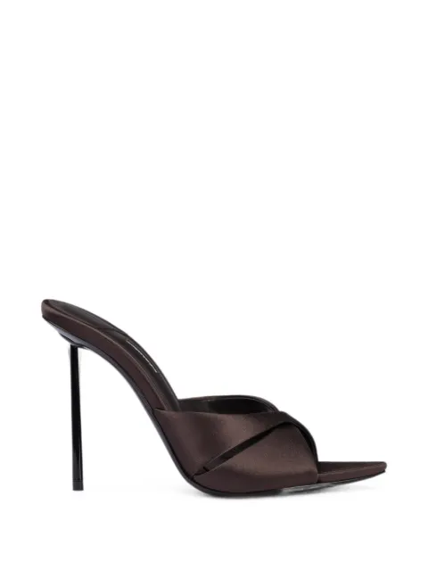 Le Silla Shirley satin sandals Brown 6621F100BXPPSME