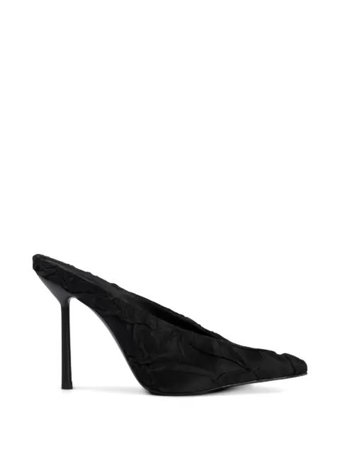 Le Silla Clivage crinkled-effect sandals Black 4204F090BXPPSFT