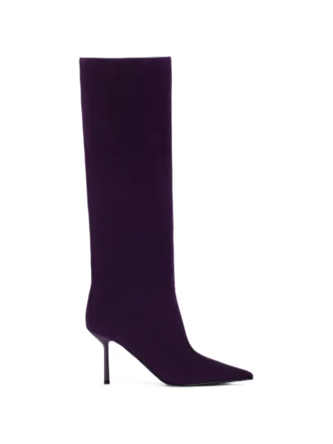 Le Silla Bella pointed-toe boots Purple 4236C080BMPPVEP