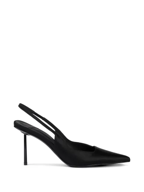 Le Silla Amelia silk-satin pumps Black 6101E080BYPPSME