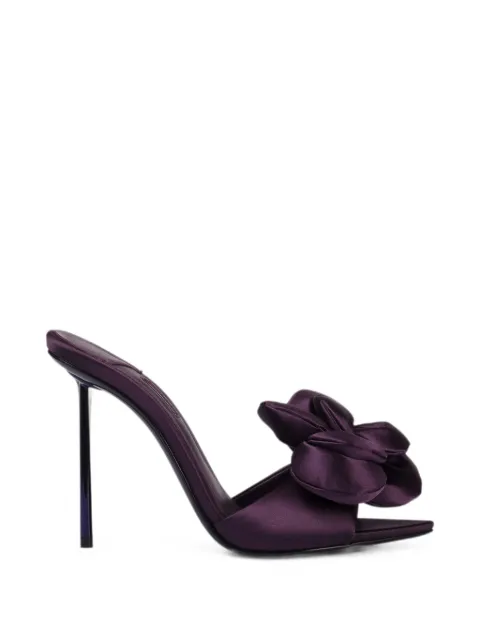 Le Silla Bella rose-detail satin sandals Purple 6690G100BXPPSME
