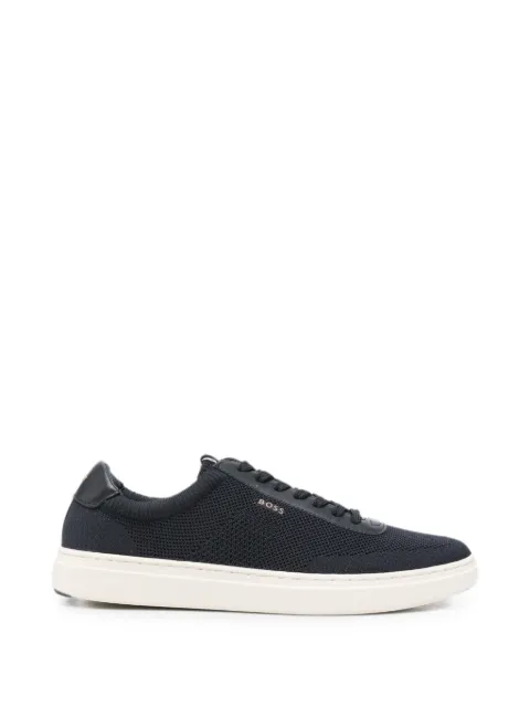 Emporio Armani round-toe lace-up sneakers Blue 50563181