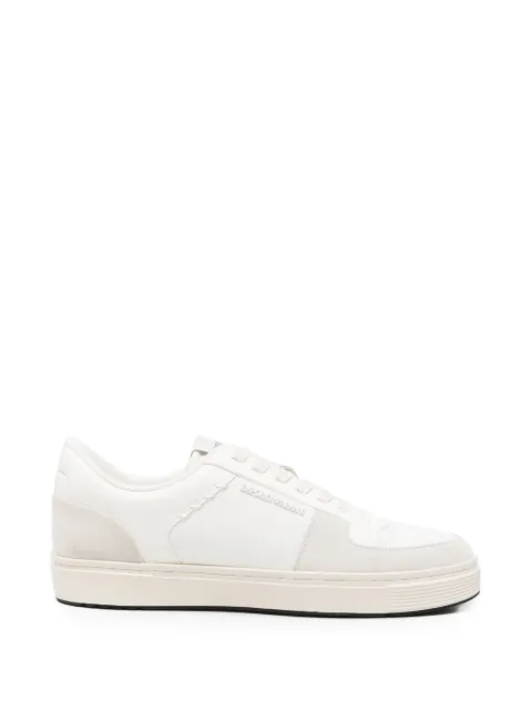 Emporio Armani round-toe panelled sneakers Neutrals EM005293AF24321
