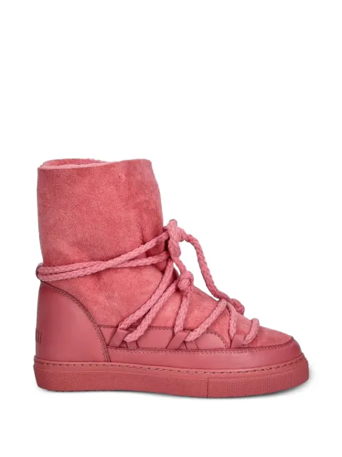 Inuikii Classic lace-up suede boots Pink 65207