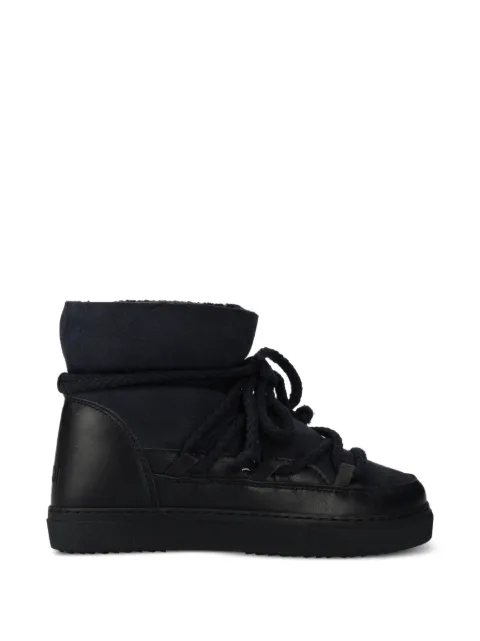 Inuikii Classic lace-up leather ankle boots Blue 65202