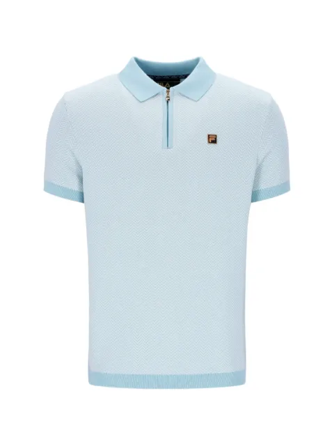 Fila Marty zip-fastening polo shirt Blue SS26MG021