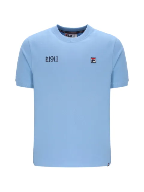 Fila Silvio logo-patch T-shirt Blue SS26MH020
