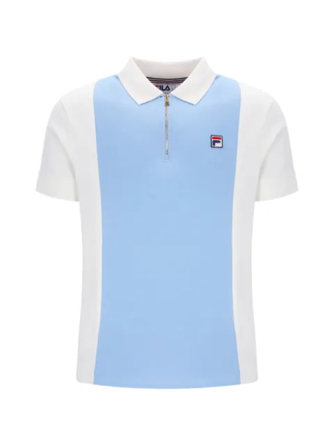 Fila Pierro zip-up polo shirt Blue SS26MH014