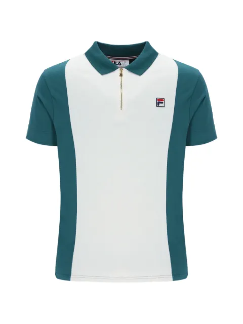 Fila Pierro zip-up polo shirt White SS26MH014