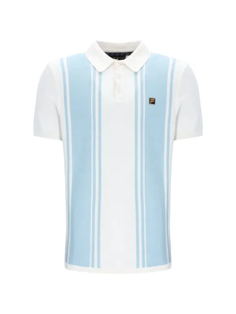 Fila Buddy logo-patch polo shirt White SS26MG004