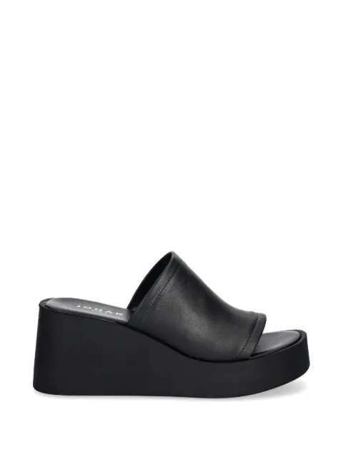 JONAK PARIS Eugene wedge-heel platform sandals Black 3600041