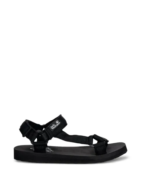 JACK WOLFSKIN Taiga touch-strap sandals Black A65623