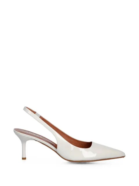 JONAK PARIS Diamantine pointed-toe slingback pumps White 3800236