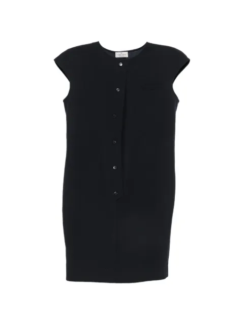 Valentino Garavani Pre-Owned 1980s button-up midi dress Blue VA350BNO