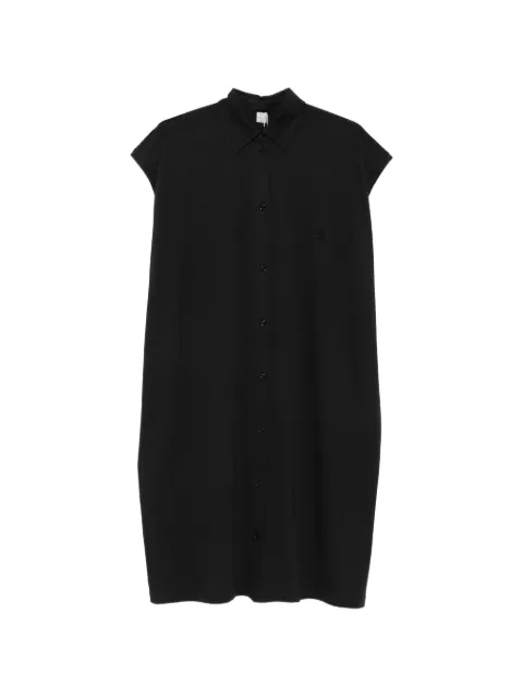 TOTEME button-fastening sleeveless midi shirt dress Black 263WRD0348FB0669