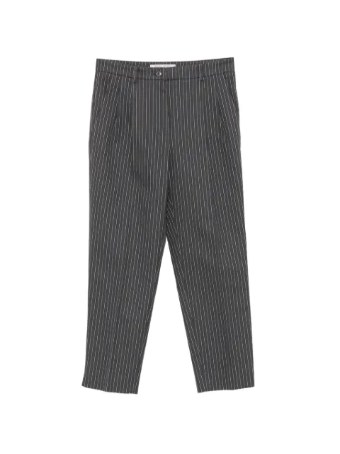 Miu Miu Pre-Owned 2000s pinstripe-pattern trousers Grey MI250BNN
