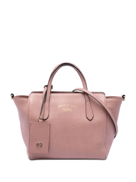 Gucci Pre-Owned 2016-2026 Mini Leather Swing satchel Pink U5Z208CNE2LWR2DA