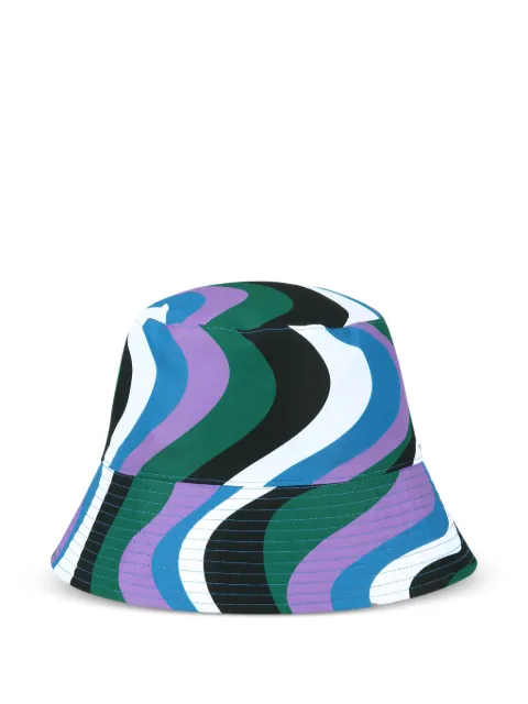 DAZE DAYZ Pado abstract-print bucket hat Blue D4J106