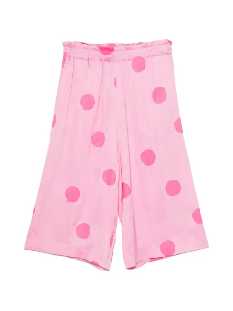 AVN polka-dot wide-leg trousers Pink V62018728