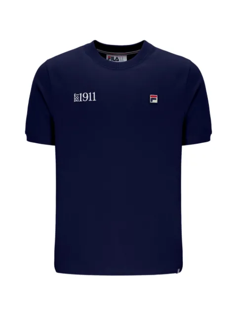 Fila Silvio logo-patch T-shirt Blue SS26MH020
