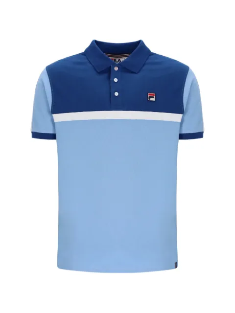 Fila Mattia logo-patch polo shirt Blue SS26MH002405