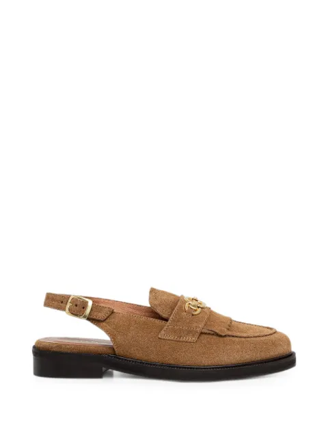 JONAK PARIS Delphy fringed horsebit loafers Brown 3800480