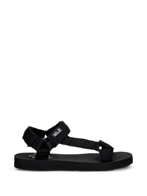 JACK WOLFSKIN Taiga touch-strap sandals Black A65621