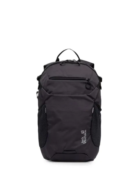 JACK WOLFSKIN Velocity 12 logo-print mesh-panel backpack Grey A65981
