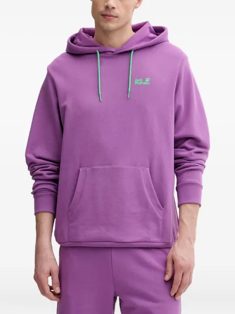 JACK WOLFSKIN Celebrate The Paw hoodie Purple A65904