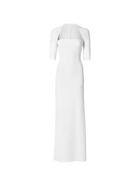Jacquemus The Bolero column dress White DRW00836AJ00296