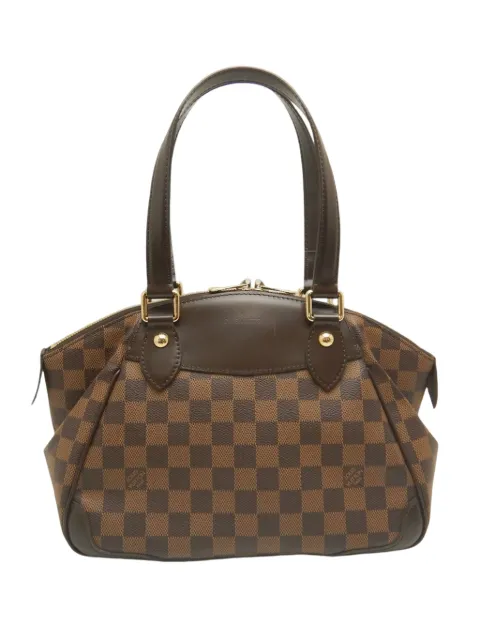 Louis Vuitton Pre-Owned 2010 Damier Ebene Verona PM satchel Brown Y3PNAU2Y5E1YAQHI