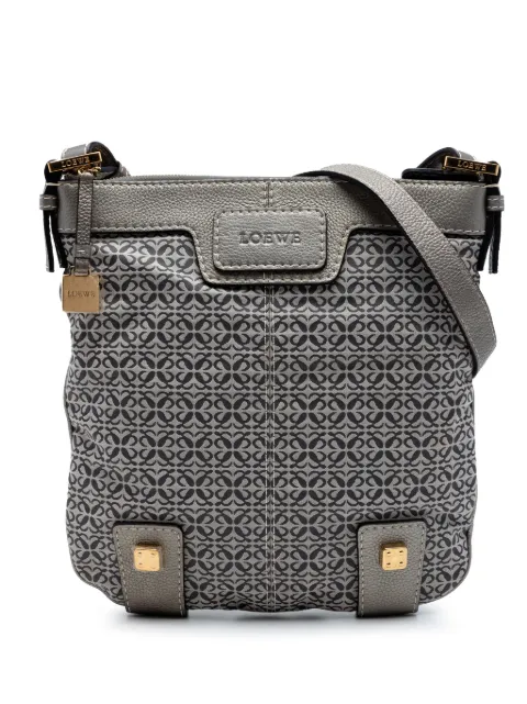 Loewe Pre-Owned 2010-2026 Anagram Canvas New Road crossbody bag Grey C0MTCWPTIW99G9F1