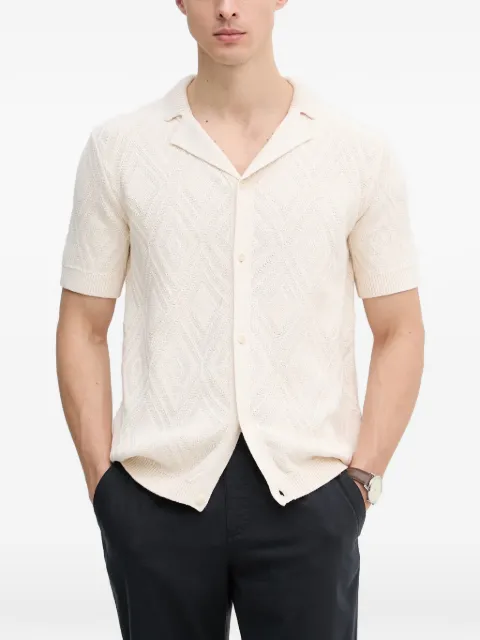 Joop! Diamor short-sleeve cardigan Neutrals 30101667