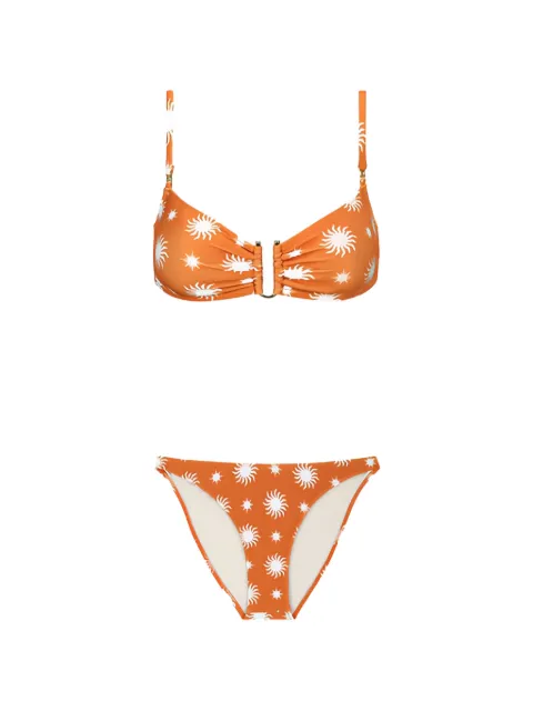 DAZE DAYZ Soleil sun-print bikini Orange D4D036
