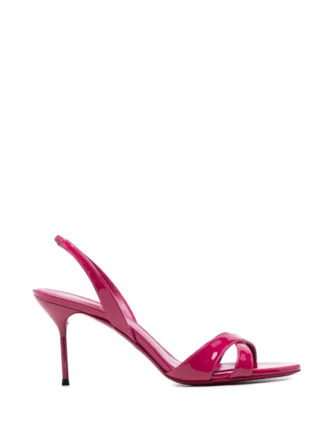 Paris Texas patent slingback sandals Pink PX1948XVN01