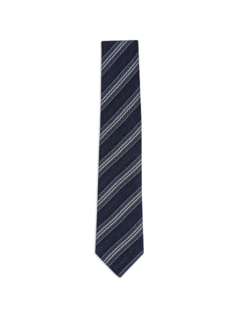Paolo Albizzati diagonal-stripe tie Blue P72231