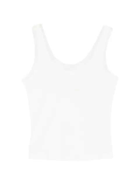 Patrizia Pepe logo-lettering tank top White 2M4523J407
