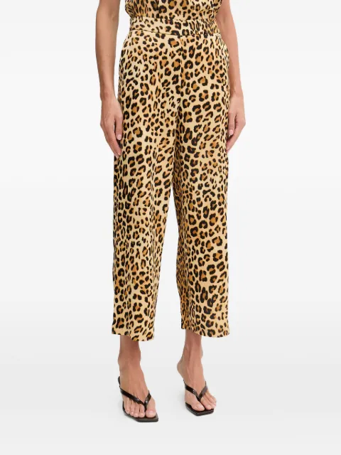 Lola Casademunt leopard-print wide-leg trousers Neutrals LS2614007