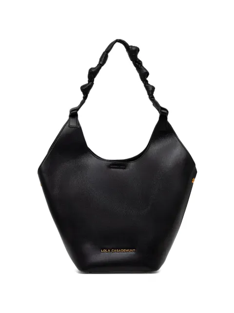 Lola Casademunt knotted-handle tote bag Black LS2604038