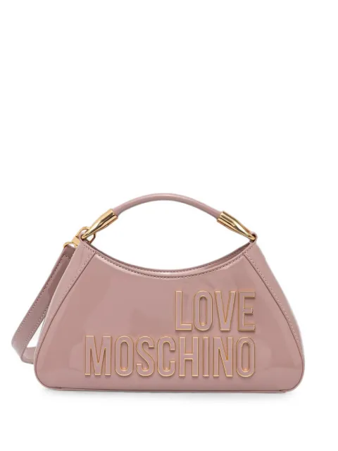 Love Moschino logo-lettering tote bag Pink JC4248PP0OKE1