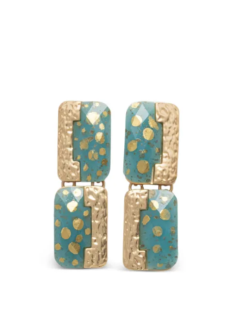 Lola Casademunt hammered-effect drop earrings Gold LS2603055
