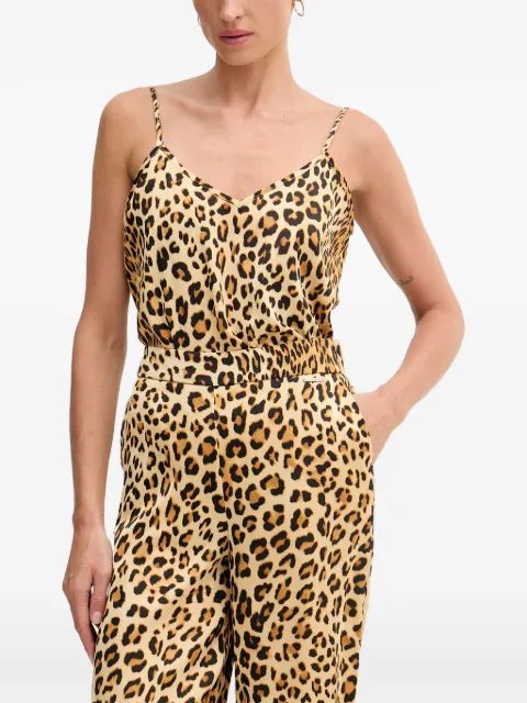 Lola Casademunt leopard-print top Neutrals LS2615011