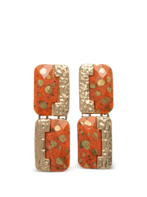Lola Casademunt hammered-effect drop earrings Gold LS2603055