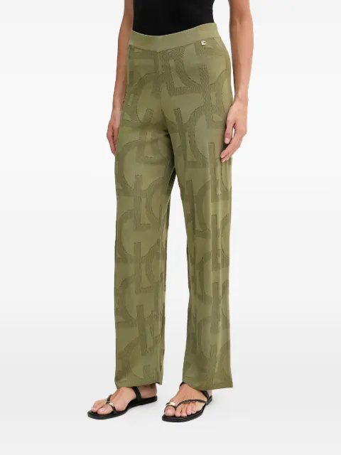 Lola Casademunt logo-jacquard track pants Green LS2614051